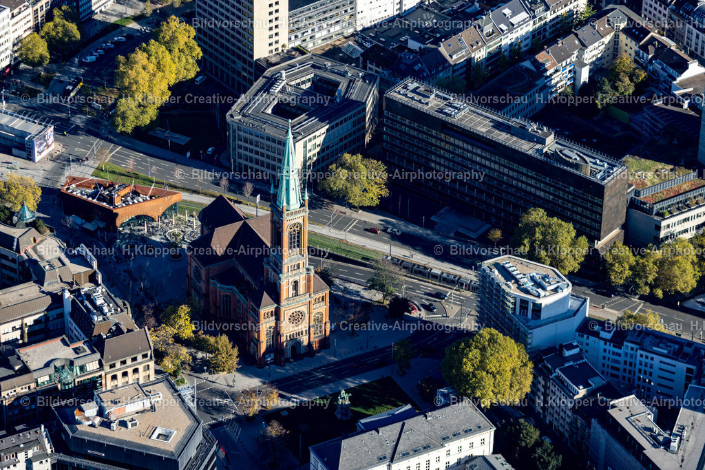 luftbild-duesseldorf-Berliner-Allee-Marienstr.-8915 | Luftbildfotografie Hermann Klöpper - Realisiert mit Pictrs.com