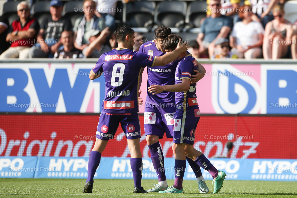 A_LUI_20230528_0029 | SPORT FUSSBALL ADMIRAL BUNDESLIGA 2022/23 LASK VS AUSTRIA WIEN

IM BILD: Torjubel (FK Austria Wien)

FOTO:FOTOLUI/UW