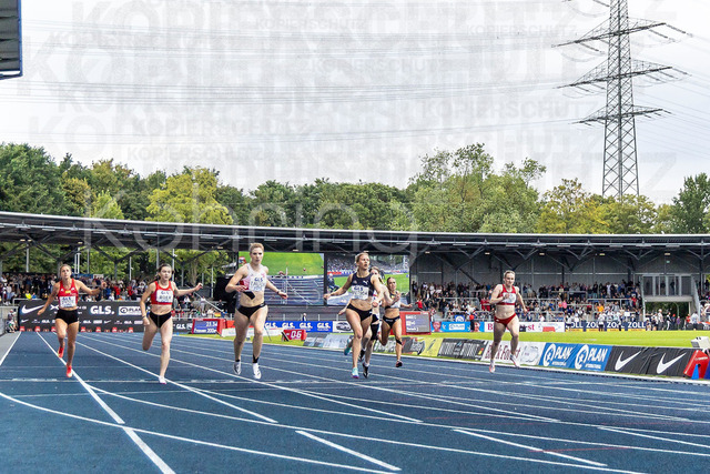 Deutsche Leichtathletik-Meisterschaften; Bochum-Wattenscheid, 26.07.2026 | 200m Halbfinale mit Talea Prepens (TV Cloppenburg) und Svenja Pfetsch (Munich Athletics); Deutsche Leichtathletik-Meisterschaften am 26.07.2026 im Lorheide-Stadion, Bochum-Wattenscheid (Nordrhein-Westfalen).