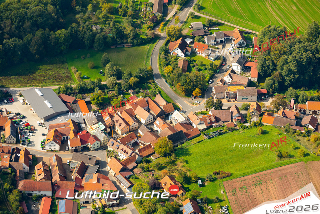 Rudendorf Ebelsbach Bild- Das Luftbild wurde 2025 vom UL-Flugzeug heraus erstellt ( keine Drohne ) - Hochauflösende Luftaufnahme -Nicht vergleichbar mit Google Maps oder Satelittenbilder- Die Geschenkidee !Mit Lizenz und Bildrechte bestellbar