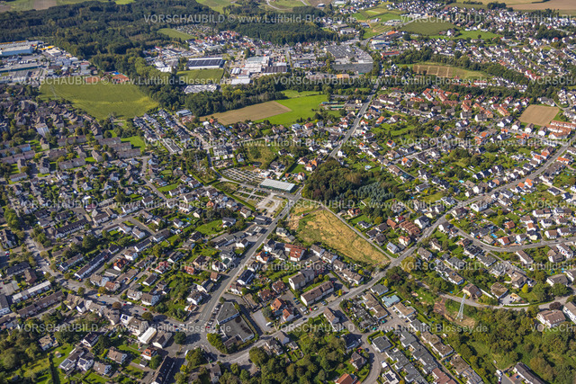 Menden230905646 | Luftbild, Baufläche an der Westfalenstraße Ecke Unnaer Landstraße, Menden, Sauerland, Nordrhein-Westfalen, Deutschland