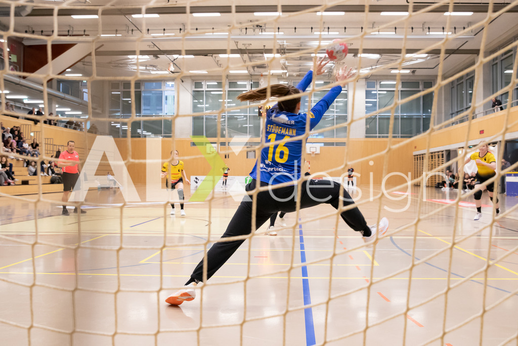 Handball I Frauen I Saison 2025-2026 I Handball Swiss Premium League 1 | Women I Round 5 I  Yellow Winterthur - GC Amicitia Zürich I 15.03.2026 | 16 Micaela Stüdemann von Ehrenstein (CH) (Yellow Winterthur) – Torhüterin - Realisiert mit Pictrs.com
