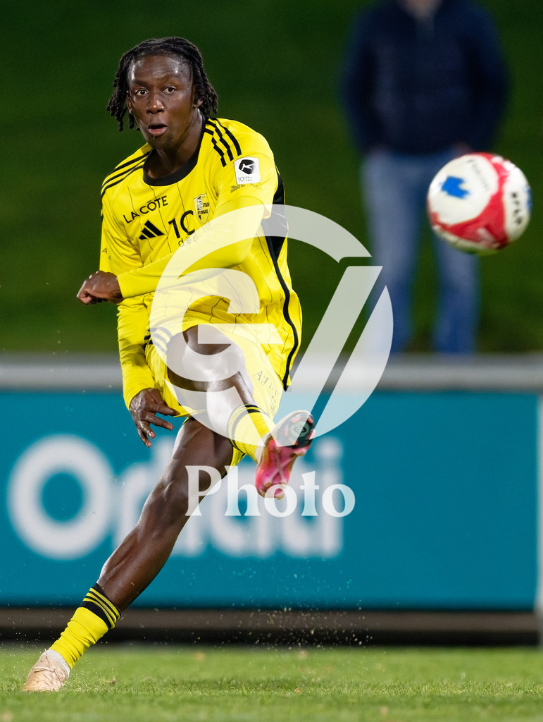 dieci Challenge League - FC Stade Nyonnais v FC Vaduz |  during the dieci Challenge League match between FC Stade Nyonnais and FC Vaduz at Centre sportif de Colovray in Nyon, Switzerland