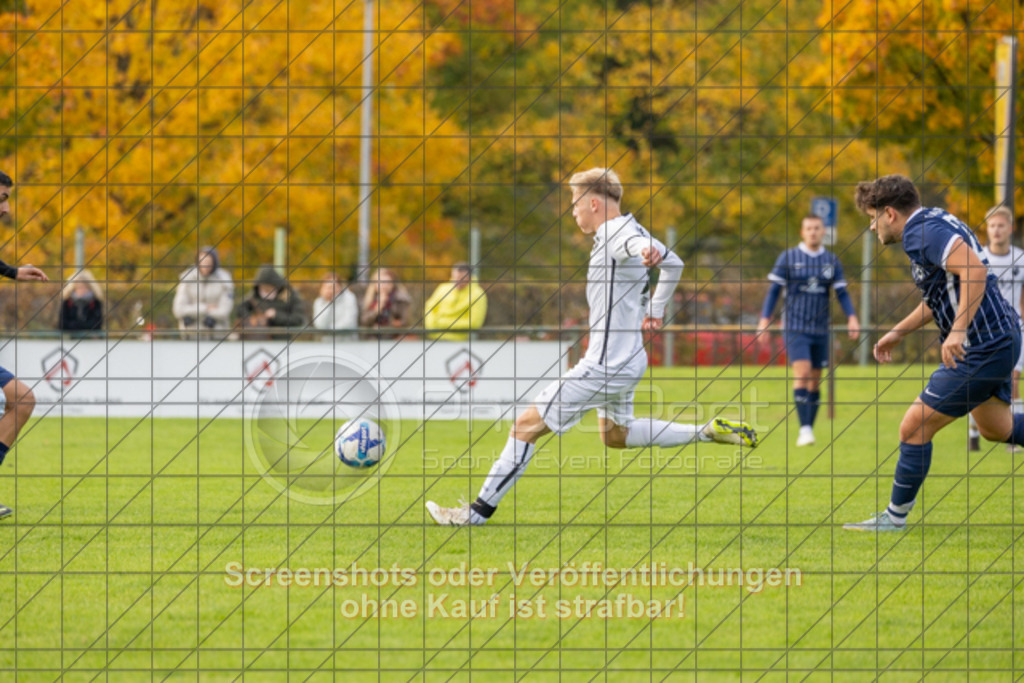 20251019_152013_0179 | #,TV Jahn (blau) vs. TSV Sparwiesen (weiß), Fussball, Kreisliga B10 - Bezirk Neckar/Fils, 09. Spieltag, Saison 2025/2026, Rasensportplatz Jahn, Hohenstaufenstraße 135, 73033 Göppingen, 19.10.2025 - 15:00 Uhr,Foto: PhotoPeet-Sportfotografie/Peter Harich