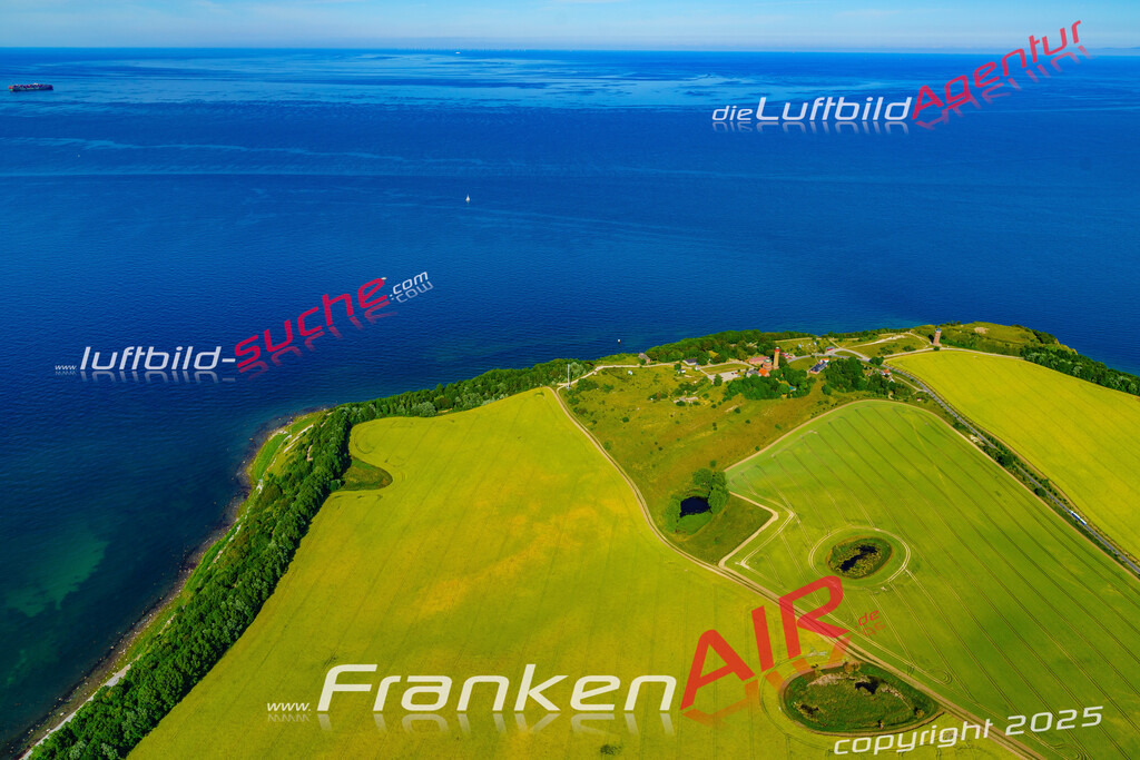 aktuelles Luftbild von Kap-arkona Putgarten - Luftaufnahme wurde 2018 von https://frankenair.de mittels Flugzeug (keine Drohne) erstellt.