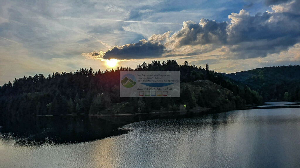 Ködeltalsperre Sonnenuntergang Sommer | Impressionen rund um Hochfranken - Frankenwald - Fichtelgebirge - Realisiert mit Pictrs.com