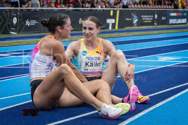 Multisport Event; Ratingen, 28.06.2026 | RATINGEN, GERMANY - JUNE 28, 2026 : Erin Marsh (USA / United States) and Annik Kälin (SUI / Switzerland) with new personal best during the Multisport Event at Stadion Ratingen on June 28, 2026 in Ratingen, Germany.