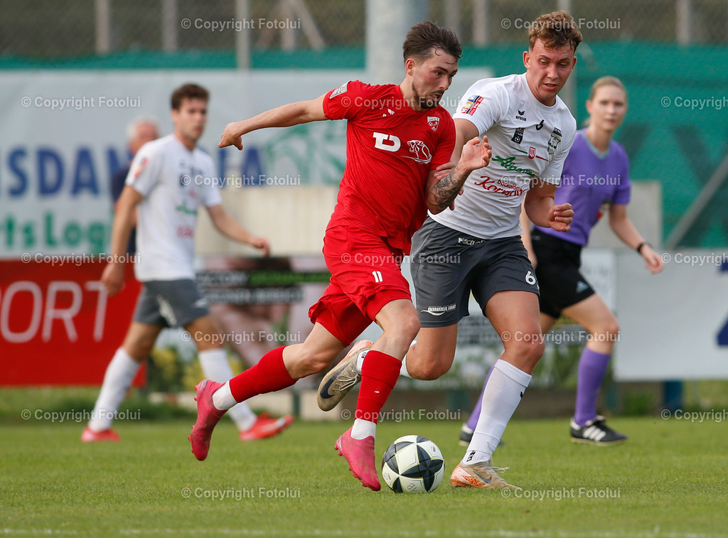 A_LUI_16082025_18 | SPORT,FUSSBALL,LT1 OOE LIGA ASKOE OEDT 1B-SPG ALGENMAX PREGARTEN 16.08.2025 IM BILD:FLORAIN AIGNER  (OEDT 1B) UND LUKAS LINDNER (PREGARTEN) FOTO :FOTOLUI