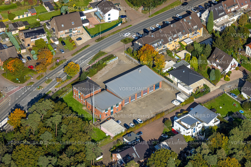 Voerde241009377 | Luftbild, Freiwillige Feuerwehr Voerde Bahnhofstraße, Voerde, Niederrhein, Nordrhein-Westfalen, Deutschland