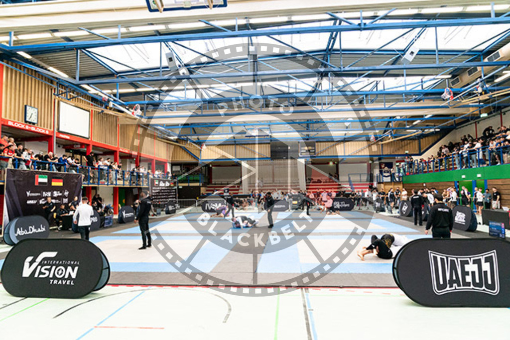 20230826PBB57140 | Fighters compete during the AJP INTLPRO BJJ and grappling competition in Hamburg, Germany, on August 26 2023.