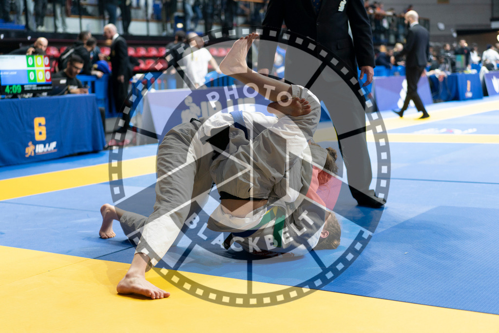20240119PBB3544 | Fighters compete during the IBJJF European Championship in Paris, France, on January 19, 2024.