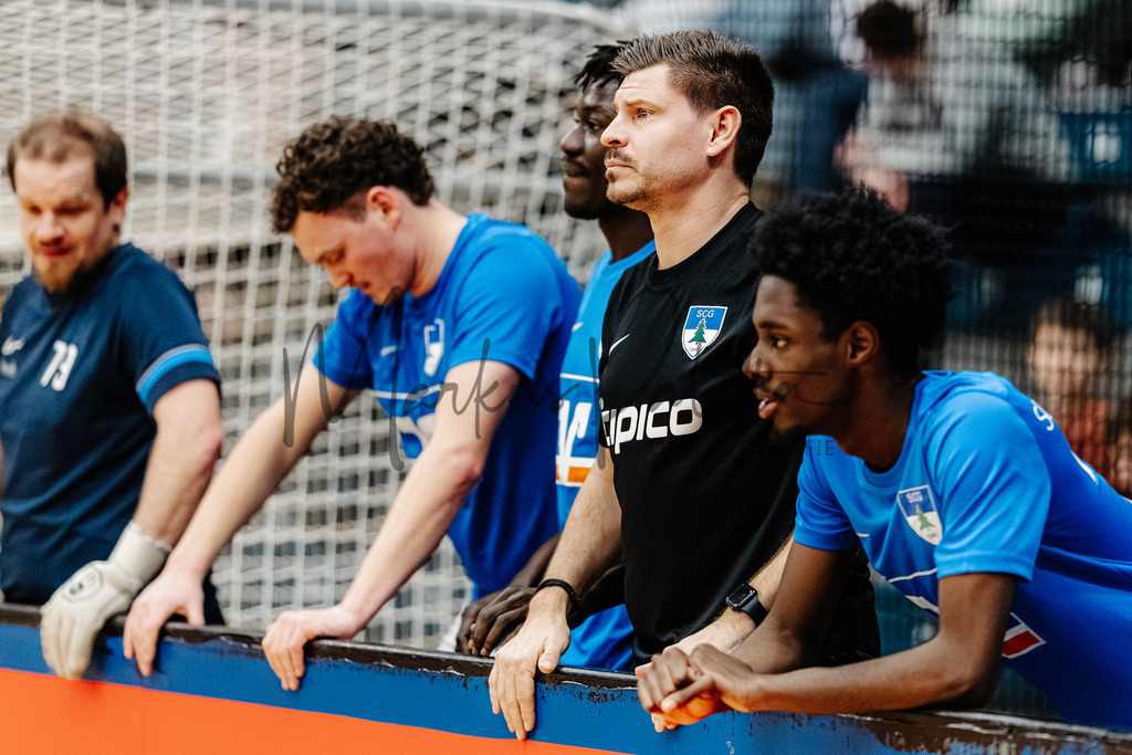 47. Stadtmeisterschaften im Hallenfußball 2025, Vorrunde | Stadtmeisterschaften im Hallenfußball 2025, Vorrunde, Sporthalle Berg Fidel in Münster. Foto: sportfotografie.ms | Markus Paletta - Realisiert mit Pictrs.com