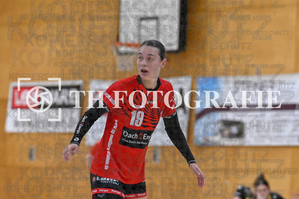GER, SG Maulburg/Steinen - HB Kinzigtal, Frauen-Handball, Oberliga Suedbaden, 21. Spieltag, Saison 2024/2025, 06.04.2025 | Elisa Geiss (SG Maulburg/Steinen, #19)GER, SG Maulburg/Steinen - HB Kinzigtal, Frauen-Handball, Oberliga Suedbaden, 21. Spieltag, Saison 2024/2025, 06.04.2025Foto: TH Fotografie/Thomas Hess