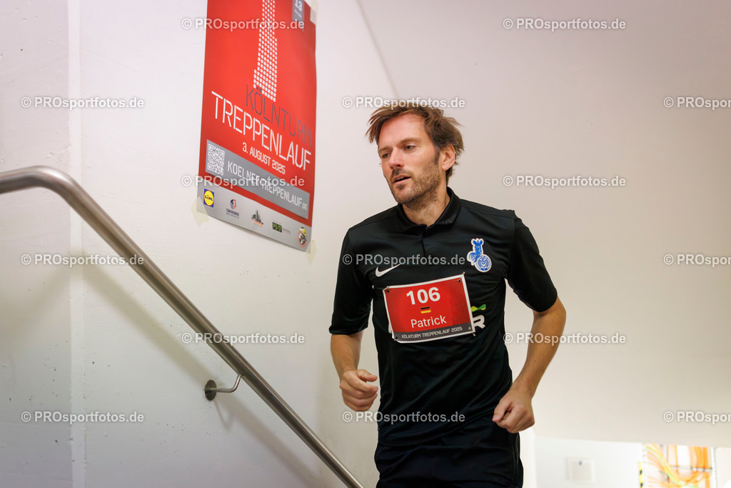 KölnTurm Treppenlauf; Köln, 03.08.2025 | Impressionen vom KölnTurm Treppenlauf am 03.08.2025 in Köln (Nordrhein-Westfalen). 