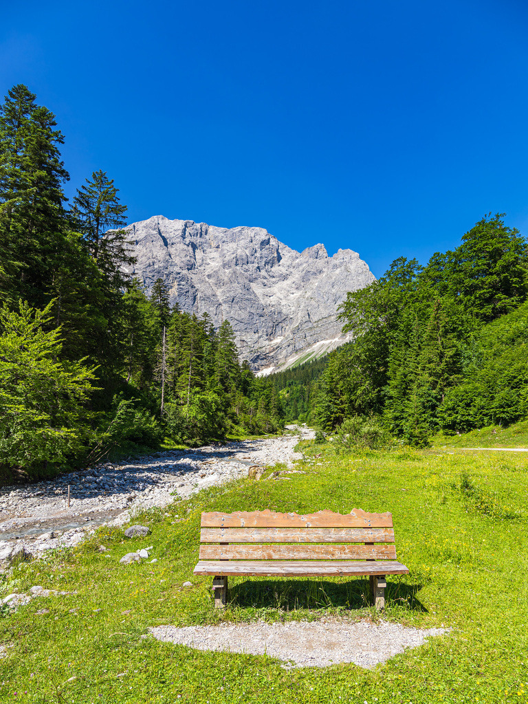 Landschaft  im Rißtal bei der Eng Alm in Österreich | Landschaft  im Rißtal bei der Eng Alm in Österreich.