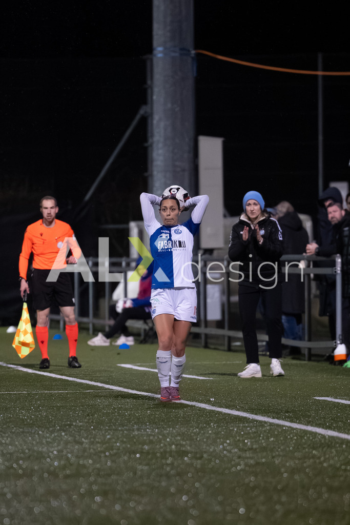 Fußball I Frauen I Saison 2025-2026 I AXA Women's Super League | Women I 14. Spieltag I Grasshoppers Club Zürich - FC Luzern I 14.02.2026 | 11 Noémie Potier (CH) (GC Zürich) – Angriff - Realisiert mit Pictrs.com