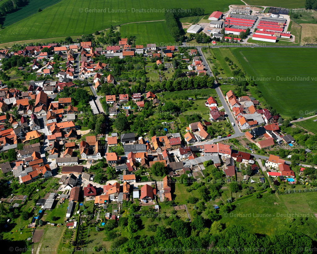 2634524 | RüDIGERSHAGEN 09.06.2006 Stadtansicht des Innenstadtbereiches  in Rüdigershagen im Bundesland Thüringen, Deutschland // City view on down town  in Rüdigershagen in the state Thuringia, Germany Foto: Gerhard Launer