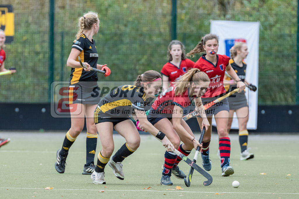 HK_20231022_105941 | Platz 3 Deutsche Meisterschaft Feld WU16 Berliner HC - Harvestehuder THC am 22.10.2023 DHC, Düsseldorf ,