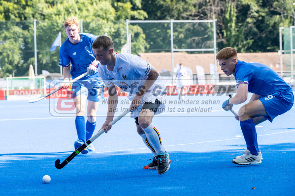 SFE_20230708_0026 | EuroHockey EM U18 Boys Belgium vs Scotland am 08.07.2023 in Krefeld (Gerd-Wellen-Hockeyanlage), Photo: Stephan Fehrmann 2023 (Sports-Gallery)