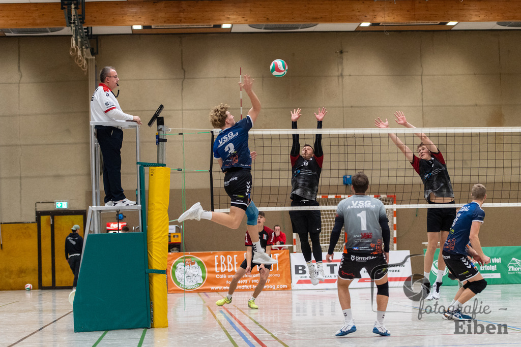 Oldenburger TB-VSG Ammerland | Volleyball Regionalliga; Oldenburger TB-VSG Ammerland am 24.01.2026 in Oldenburg (Sporthalle Haarenesch), Photo: Philip Eiben 2026 - Realisiert mit Pictrs.com