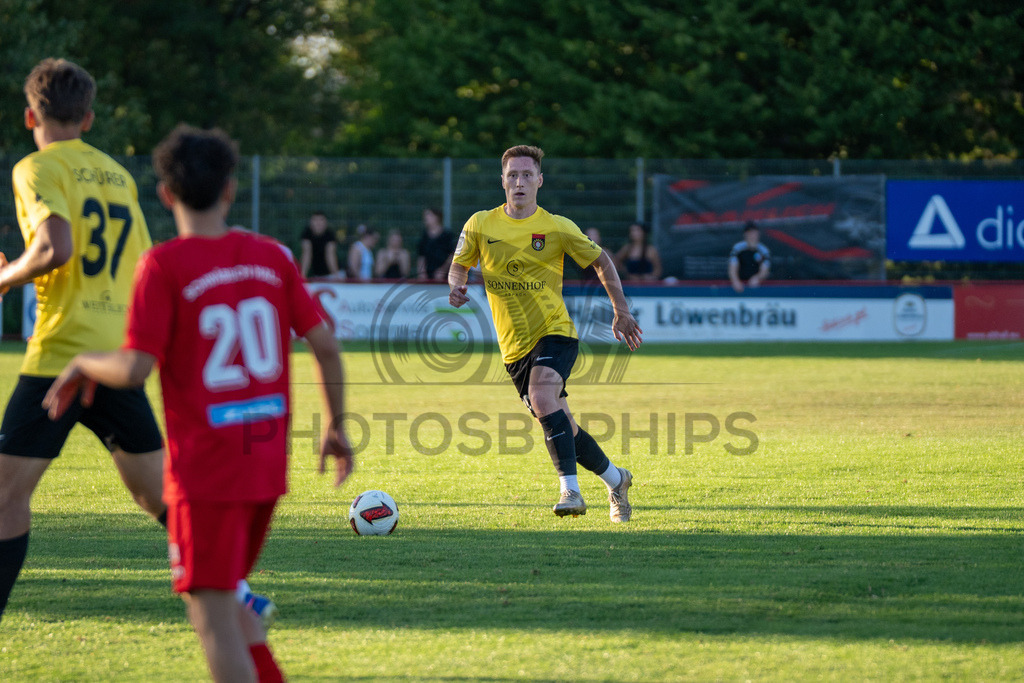 SSV Schwäbisch Hall vs. SG Sonnenhof Großaspach, Fussball, WFV-Pokal, 3. Runde, 11.08.2026 | Leon Maier (SG Sonnenhof Großaspach, #20),SSV Schwäbisch Hall vs. SG Sonnenhof Großaspach, Fussball, WFV-Pokal, 3. Runde, 11.08.2026