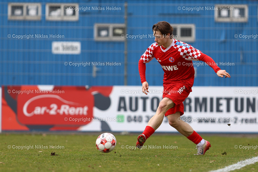 NH_FCEiintrachtNorderstedt_FCStPauliU23_RegionalligaNord_08032026 | #22 Leo Bera (FC Eintracht Norderstedt)Fußball I Herren I Regionalliga Nord I Saison 2025-2026 I 25. Spieltag I FC Eintracht Norderstedt - FC St. Pauli I 08.03.2026 I Edmund-Plambeck-Stadion