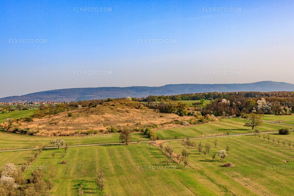 Aerial view: Landfill in Gunstett in the state Bas-Rhin, France.Photo: IMG_63783.jpg taken on 03/30/2014 by Werner Riehm/FLY-FOTO.comResolution of the original: 4752 x 3168 px