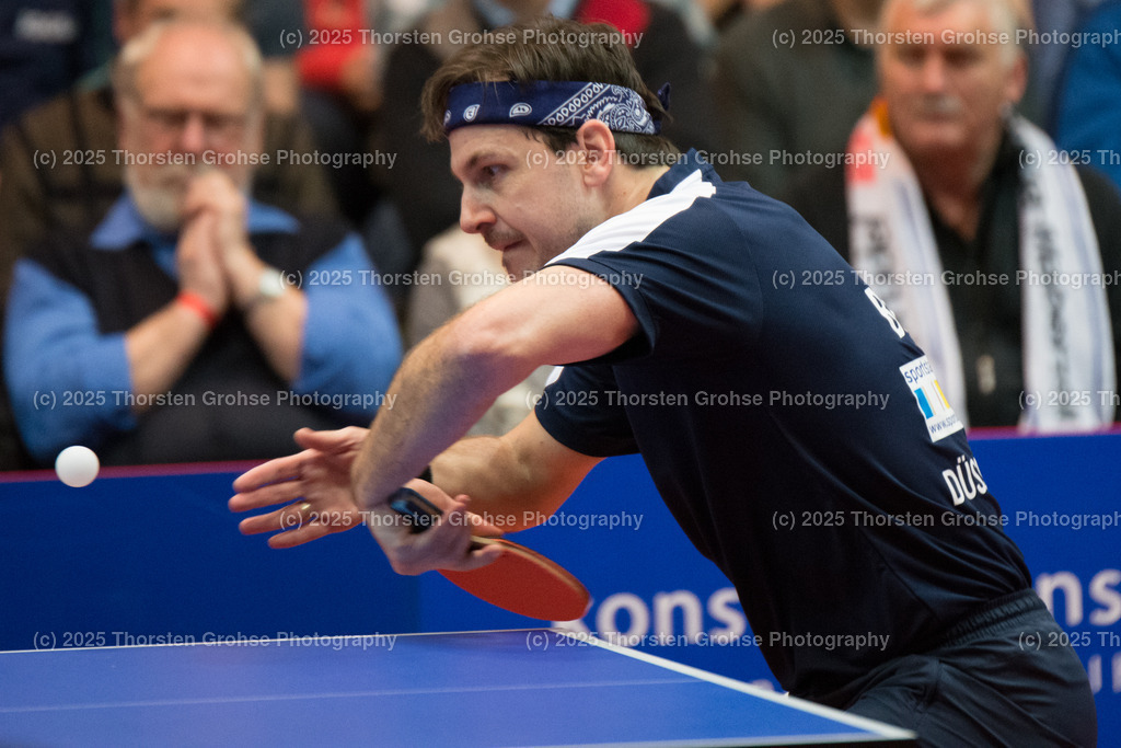 TTBL TTC Fulda-Maberzell vs. Borussia Duesseldorf | Timo BOLL (Borussia Duesseldorfl); TTBL TTC Fulda-Maberzell vs. Borussia Duesseldorf, Tischtennis-Bundesliga - 12. Spieltag am 21.01.2018 in der Hubtex Arena in Fulda, (Deutschland) - Realisiert mit Pictrs.com