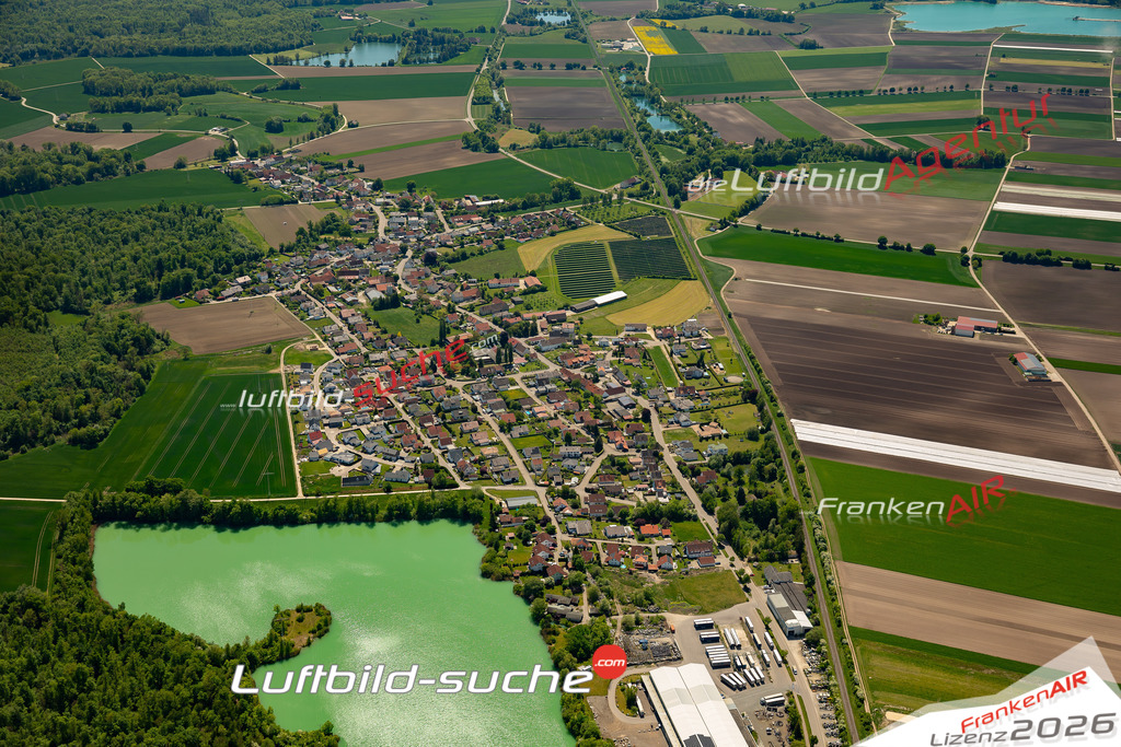 Luftaufnahme von Peterswörth Gundelfingen an der Donau Bild- Das Luftbild wurde 2025 vom UL-Flugzeug heraus erstellt ( keine Drohne ) - Hochauflösende Luftaufnahme -Nicht vergleichbar mit Google Maps oder Satelittenbilder- Die Geschenkidee !Mit Lizenz und Bildrechte bestellbar