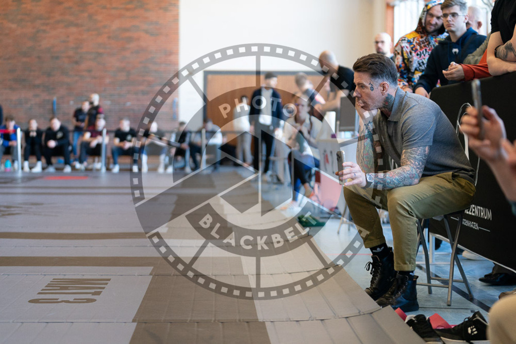 20250329PBB3849 | Fighters compete during the International Luta Livre (ILLCS) Germany IX Spring 2025 Competition spring on March 29, 2025 in Hannover, Germany.© Chiara Dazi