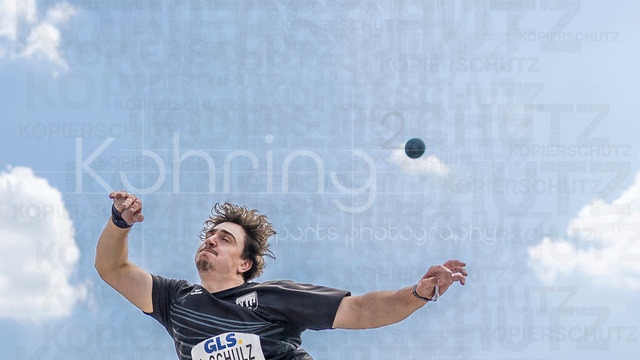 Deutsche Leichtathletik-Meisterschaften; Bochum-Wattenscheid, 25.07.2026 | Lasse Schulz (TV Plieningen); Deutsche Leichtathletik-Meisterschaften am 25.07.2026 im Lorheide-Stadion, Bochum-Wattenscheid (Nordrhein-Westfalen).