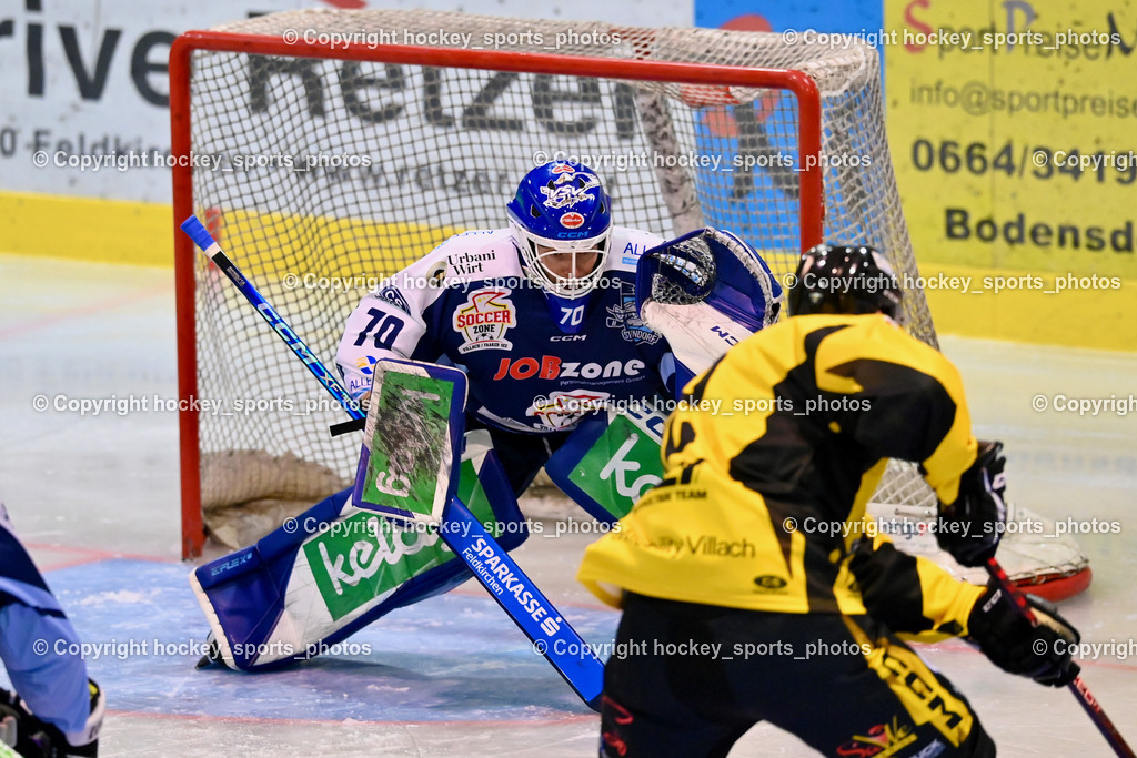 ESC Steindorf vs. MET PHOTOVOLTAIK HORNETS SPITTAL | #70 Moser Lukas ESC Steindorf, ESC Steindorf vs. MET PHOTOVOLTAIK HORNETS SPITTAL, ESC Steindorf vs. MET PHOTOVOLTAIK HORNETS SPITTAL am 26.10.2024 in Steindorf (Ossiachersee Halle), Austria, (Photo by Bernd Stefan)