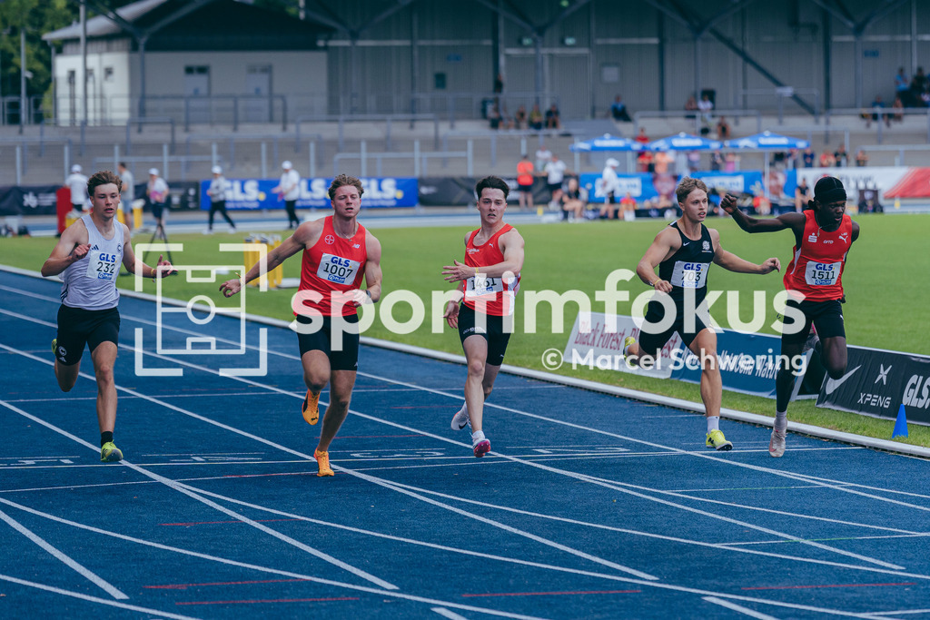 DM U23 U18 Bochum 2026 | Nils Bovekamp (LG Brillux Münster), Startnummer 1461, mU23 100-Meter-Lauf Finale, Deutsche Meisterschaften der U18 &amp; U23 2026, Lohrheidestadion Bochum-Wattenscheid, 04.07.2026 Foto: Marcel Schwering / sportimfokus - Realisiert mit Pictrs.com
