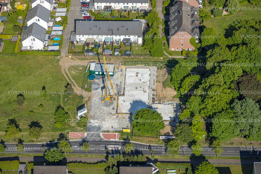 Hamm250500884 | Luftbild, Baustelle an der Ostwennemarstraße Ecke Alter Uentroper Weg, Uentrop, Hamm, Ruhrgebiet, Nordrhein-Westfalen, Deutschland