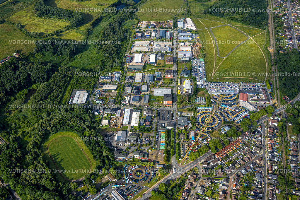 Hamm220601546 | Luftbild, Gewerbegebiet An den Fördertürmen, Bockum-Hövel, Hamm, Ruhrgebiet, Nordrhein-Westfalen, Deutschland