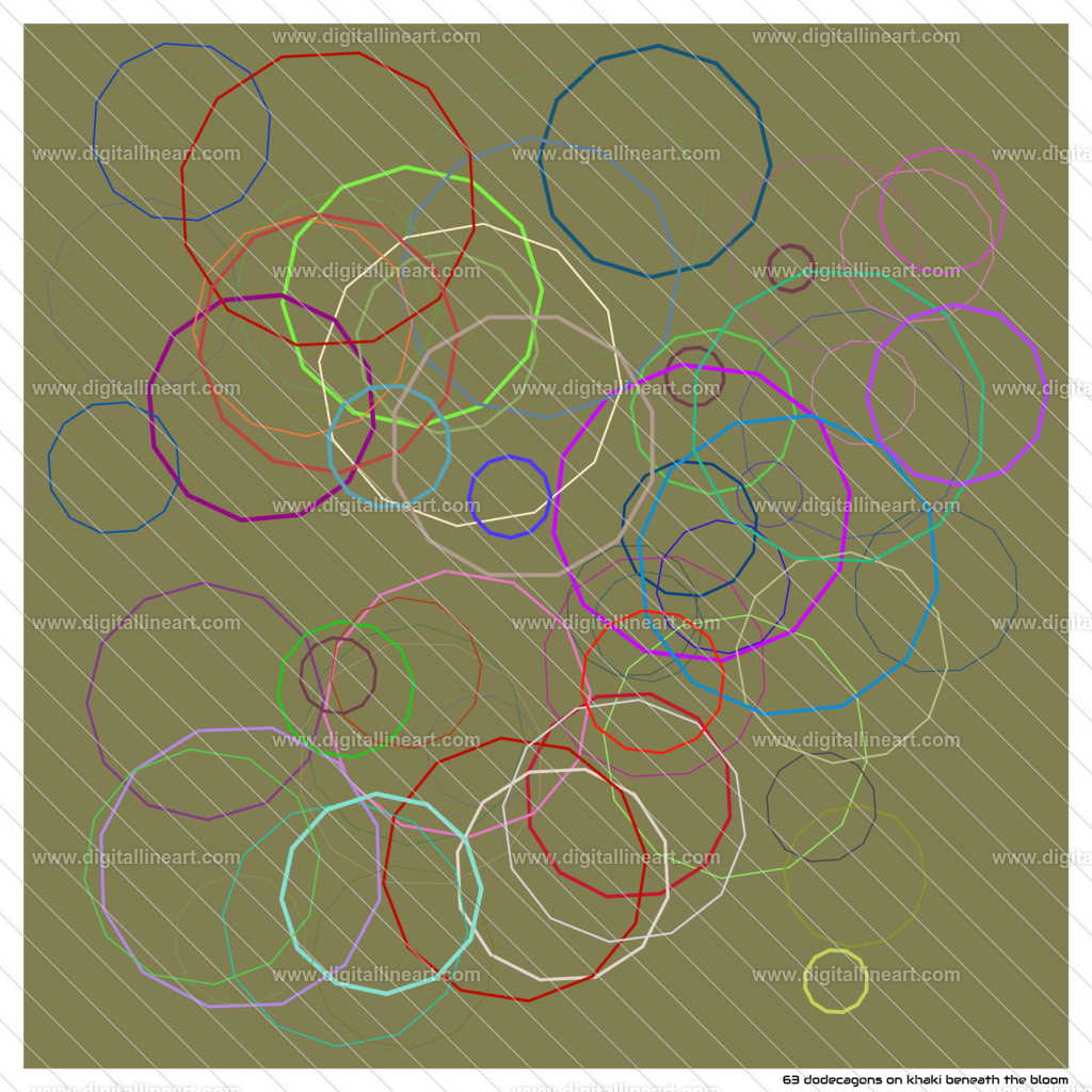 63-dodecagons-khaki-beneath-the-bloom | digitallineart - Realisiert mit Pictrs.com