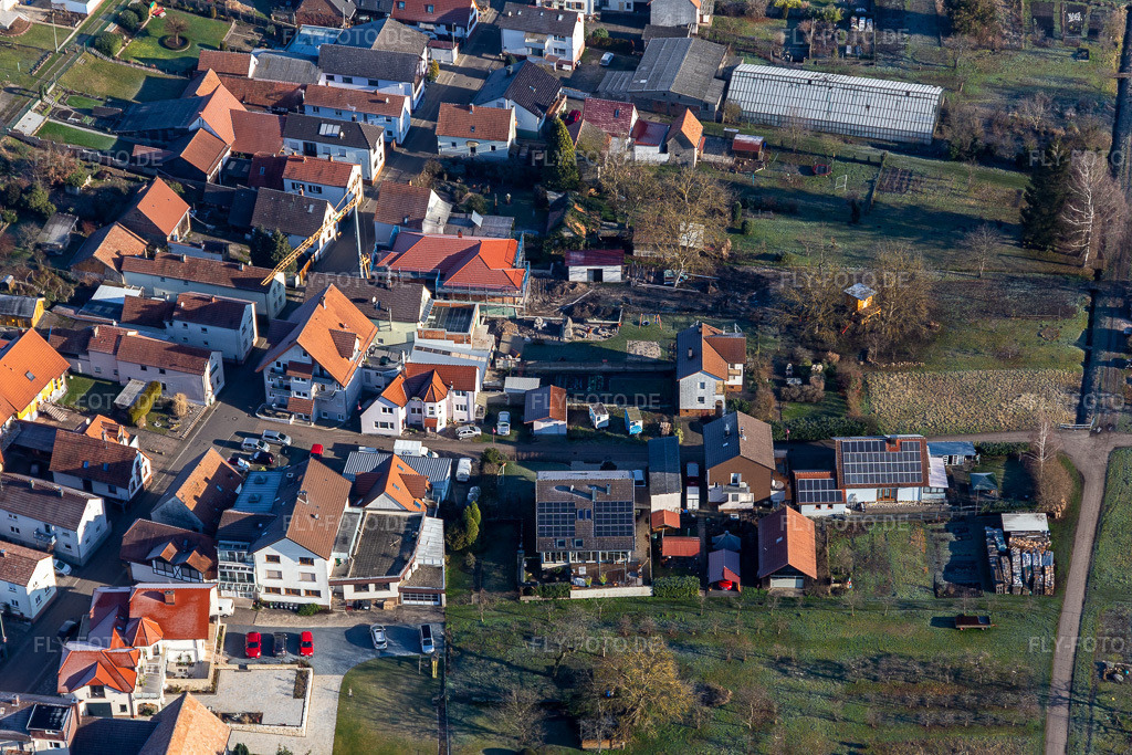Luftbild: Bäckerei Leonhart in Steinfeld im Bundesland Rheinland-Pfalz in Deutschland. Foto: IMG_124109.jpg vom 11.01.2021 durch Werner Riehm/FLY-FOTO.de
