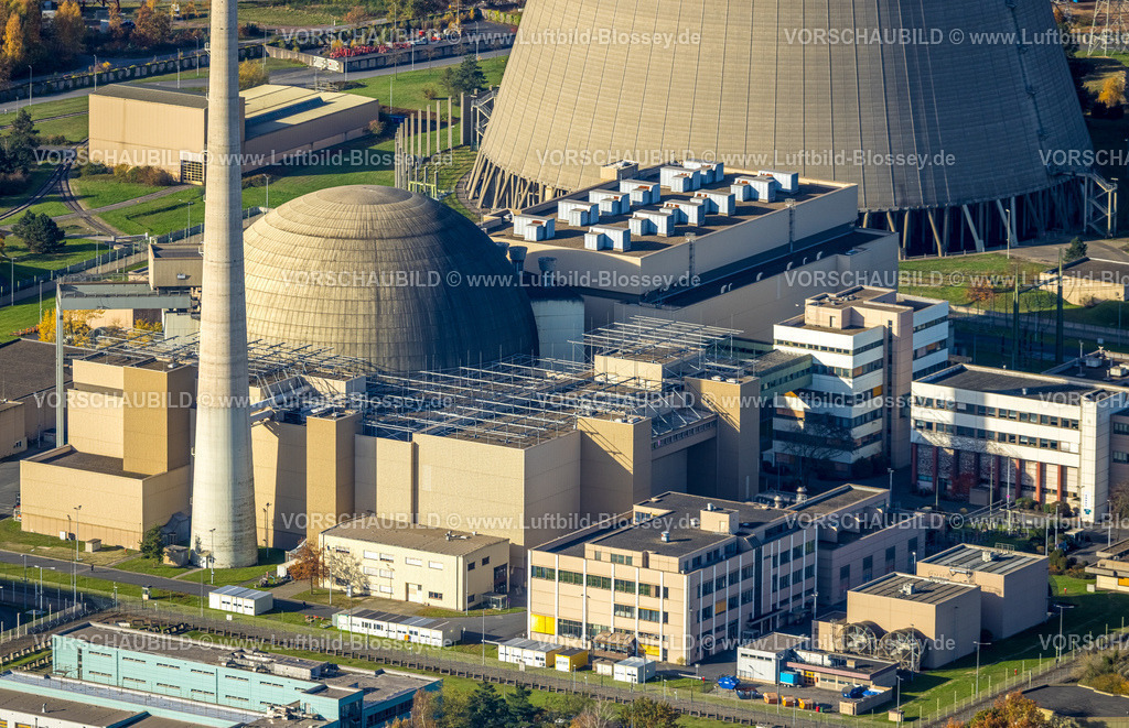 Lingen251104672KernkraftwerkEmsland | Luftbild, stiilgelegtes Kernkraftwerk Emsland, Teilansicht, Estringen, Lingen, Norddeutschland, Ostfriesland, Niedersachsen, Deutschland