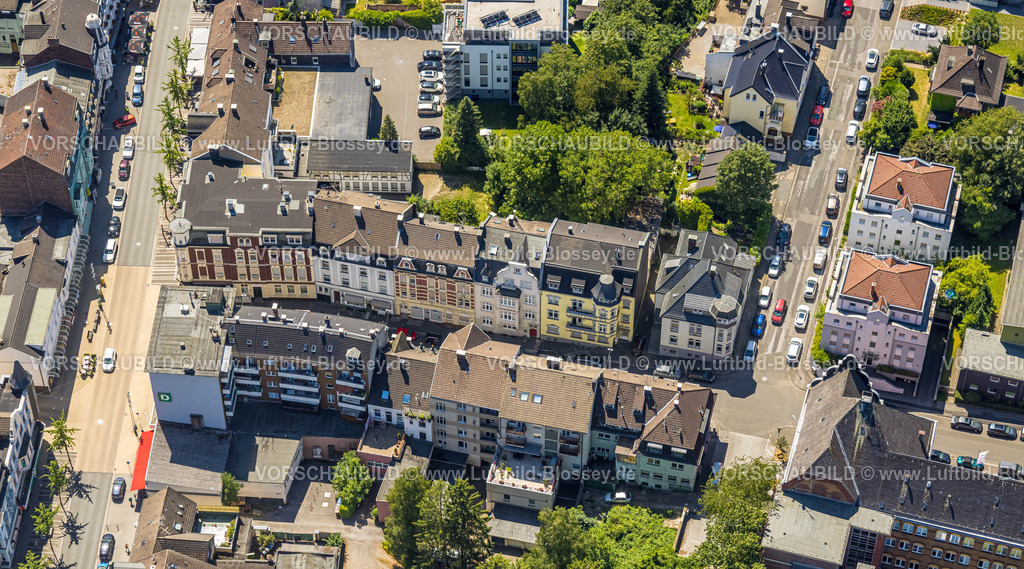Gevelsberg230709380 | Luftbild, Wohnhäuser Neustraße Ecke Schillerstraße, Gevelsberg, Ruhrgebiet, Nordrhein-Westfalen, Deutschland