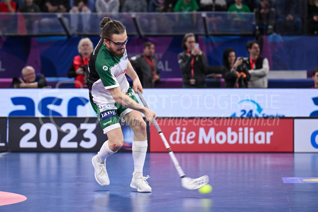 SV Wiler-Ersigen vs Floorball Köniz - 15. April 2023 | SV Wiler-Ersigen vs Floorball Köniz
Stimo Arena, Kloten
Michal Dudovic (#4 SV Wiler-Ersigen).
Bild: Sportfotografie Markus Aeschimann | www.markus-aeschimann.ch - Realisiert mit Pictrs.com