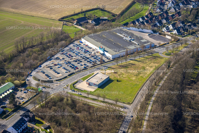 Heiligenhaus240301893 | Luftbild, mein real Einkaufszentrum Supermarkt und Parkplatz Velberter Straße, Würth Baumarkt, Hetterscheidt, Heiligenhaus, Ruhrgebiet, Nordrhein-Westfalen, Deutschland