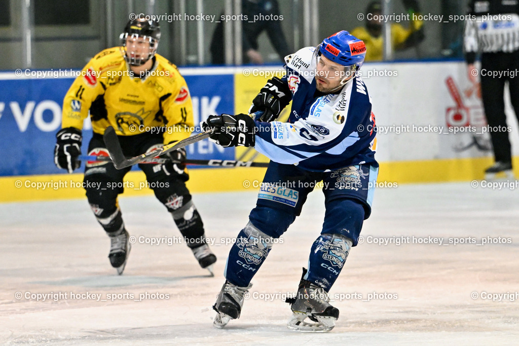 ESC Steindorf vs. EC Hornets Spittal 20.2.2024 | #57 Wilfan Franz ESC Steindorf, ESC Steindorf vs. EC Hornets Spittal 20.2.2024, ESC Steindorf vs. EC Hornets Spittal 20.2.2024 am 20.02.2024 in Steindorf (Ossiachersee Halle), Austria, (Photo by Bernd Stefan)