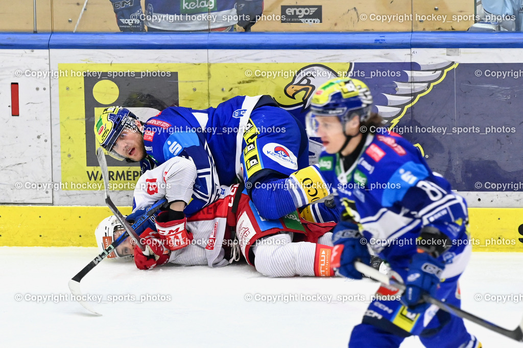 EC IDM WÄRMEPUMPEN VSV vs. EC KAC | #81 van Ee Finn EC KAC, #26 VAN NES Guus EC VSV, EC IDM WÄRMEPUMPEN VSV vs. EC KAC, EC IDM WÄRMEPUMPEN VSV vs. EC KAC am 02.02.2025 in Villach (Stadthalle Villach), Austria, (Photo by Bernd Stefan)
