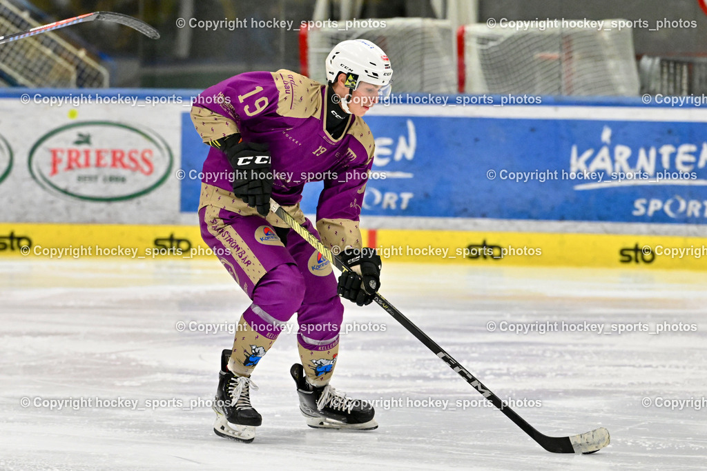 EC Kellerberg vs. EC Arnoldstein | #19 Nussbaumer Patrick-Erwin EC Kellerberg, EC Kellerberg vs. EC Arnoldstein, EC Kellerberg vs. EC Arnoldstein am 31.01.2025 in Villach (Stadthalle Villach), Austria, (Photo by Bernd Stefan)