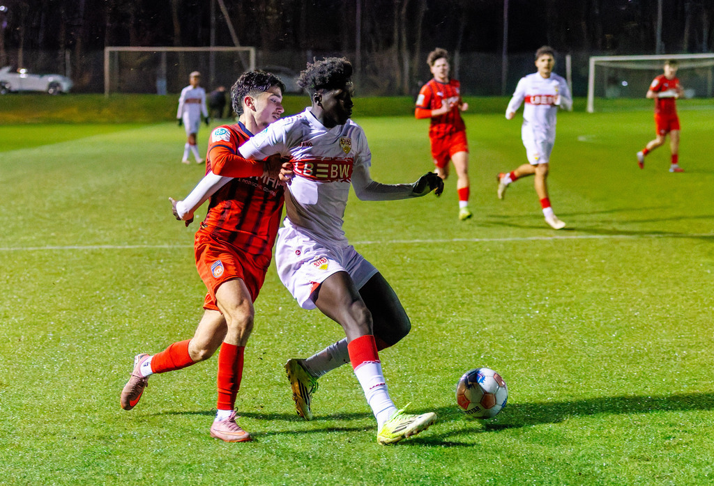 FCHVFB_260325_3-60 | 1.FC Heidenheim 1846 vs. VfB Stuttgart, Fußball, A-Junioren, Verbandspokal, 2025/2026, 25.03.2026 in Heidenheim, Rasenplatz, Walter-Birkhold-Jugendstadion(Foto: Michael Bulling) - Realisiert mit Pictrs.com