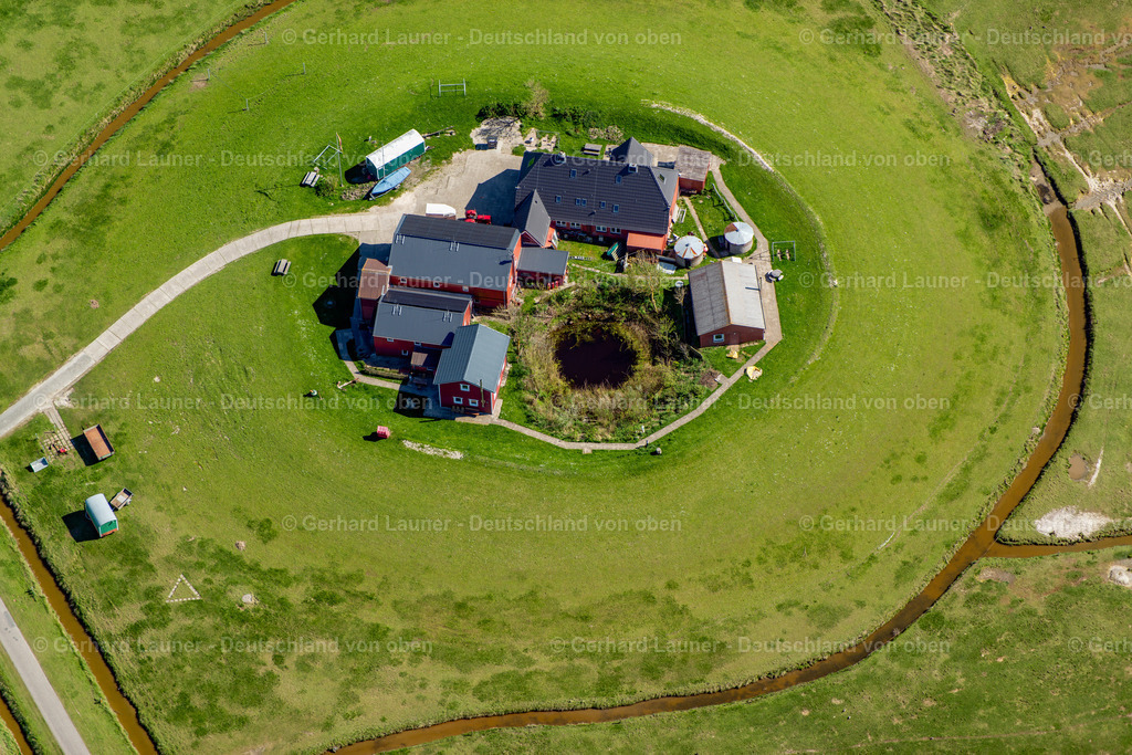 3801907 | Ferienhof Volkertswarft, Hallig Hooge, Nationalpark Schleswig-Holsteinisches Wattenmeer