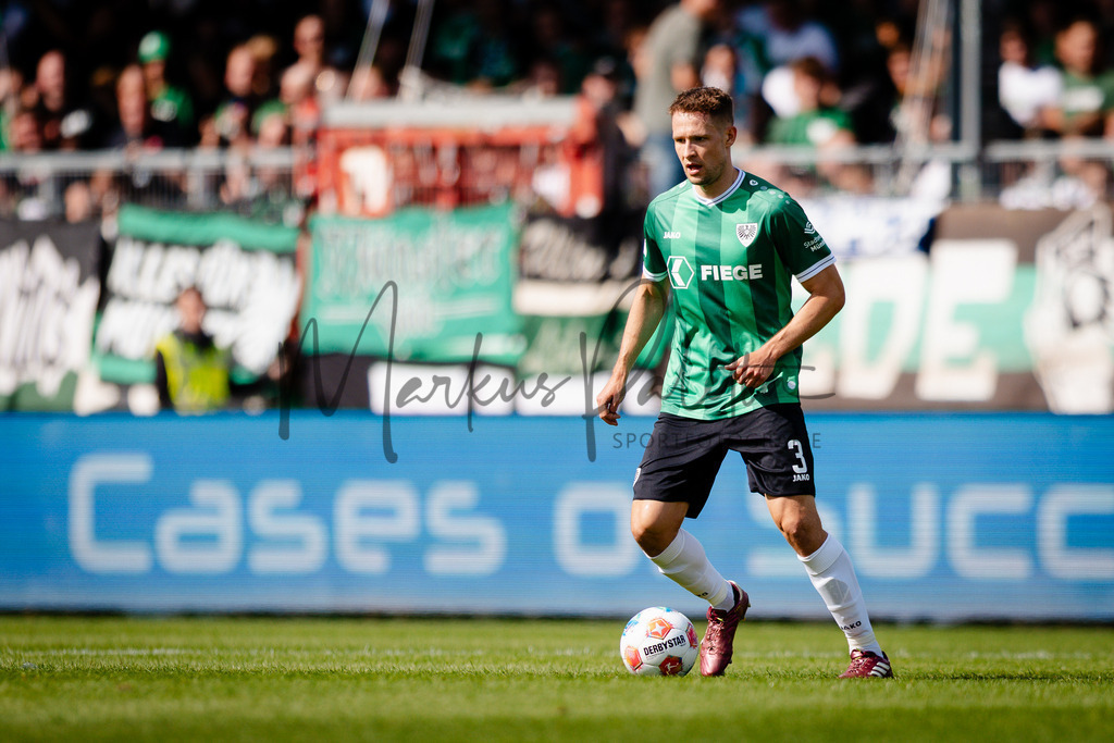 2. Bundesliga, Saison 2025/26, 5. Spieltag : SC Preußen Münster - Fortuna Düsseldorf | Münster, 14.09.2025: 2. Bundesliga, 5. Spieltag, SC Preußen Münster gegen Fortuna Düsseldorf im LVM-Preußenstadion in Münster. Foto: sportfotografie.ms | Markus Paletta - Realisiert mit Pictrs.com