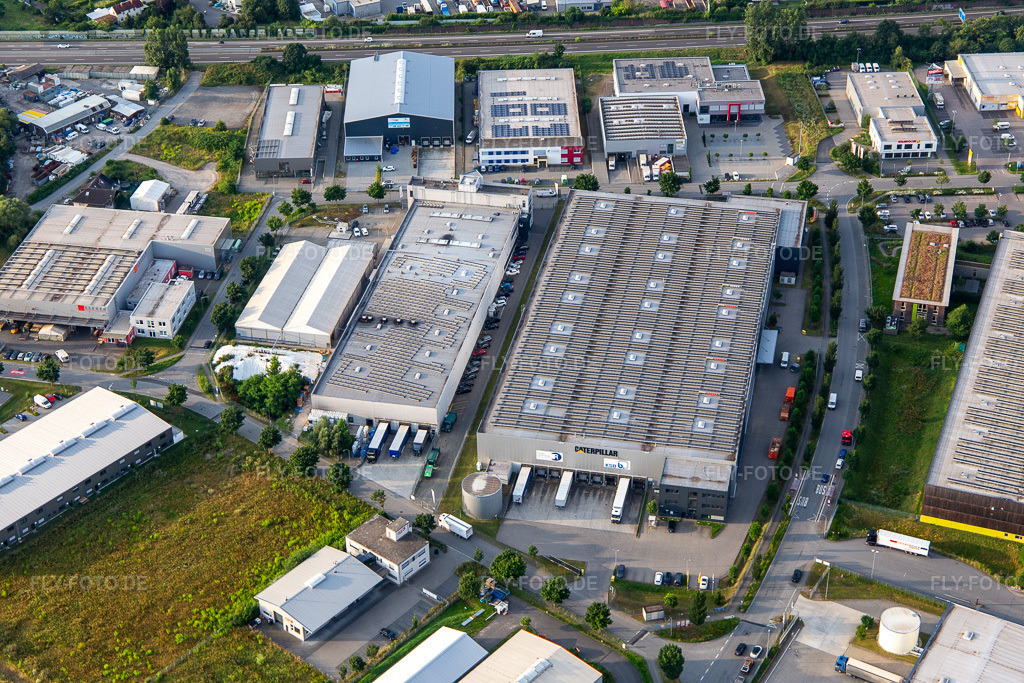 Luftbild: KSB SE & Co. KGaA Logistikzentrum Europa und Rudolph Logistik GmbH in Lorsch im Bundesland Hessen in Deutschland.Foto: IMG_142740.jpg vom 19.07.2024 durch Werner Riehm/FLY-FOTO.deKSB - leading supplier of pumps, valves and services | KSBRudolph Logistik Gruppe: Maßgeschneiderte Logistiklösungen&nbsp; – Rudolph