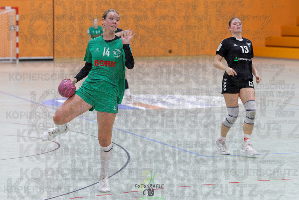 2024-10-19_301 | Jugendbundesliga B-Jugend weiblich; HSG Kleenheim/Langgöns - Longericher SC am 19.10.2024 in Oberkleen (Weidig-Halle) - Realisiert mit Pictrs.com