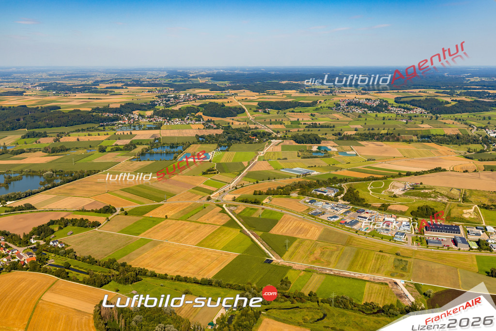 Luftbild Vs Google Maps  Unterknöringen  Burgau -Das Luftbild wurde 2025 vom UL-Flugzeug heraus erstellt ( keine Drohne ) - Hochauflösende Luftaufnahme -Nicht vergleichbar mit Google Maps oder Satelittenbilder- Die Geschenkidee !Mit Lizenz und Bildrechte bestellbar